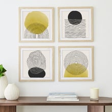 Natural Calla Wood Photo Frames (Set of 4)